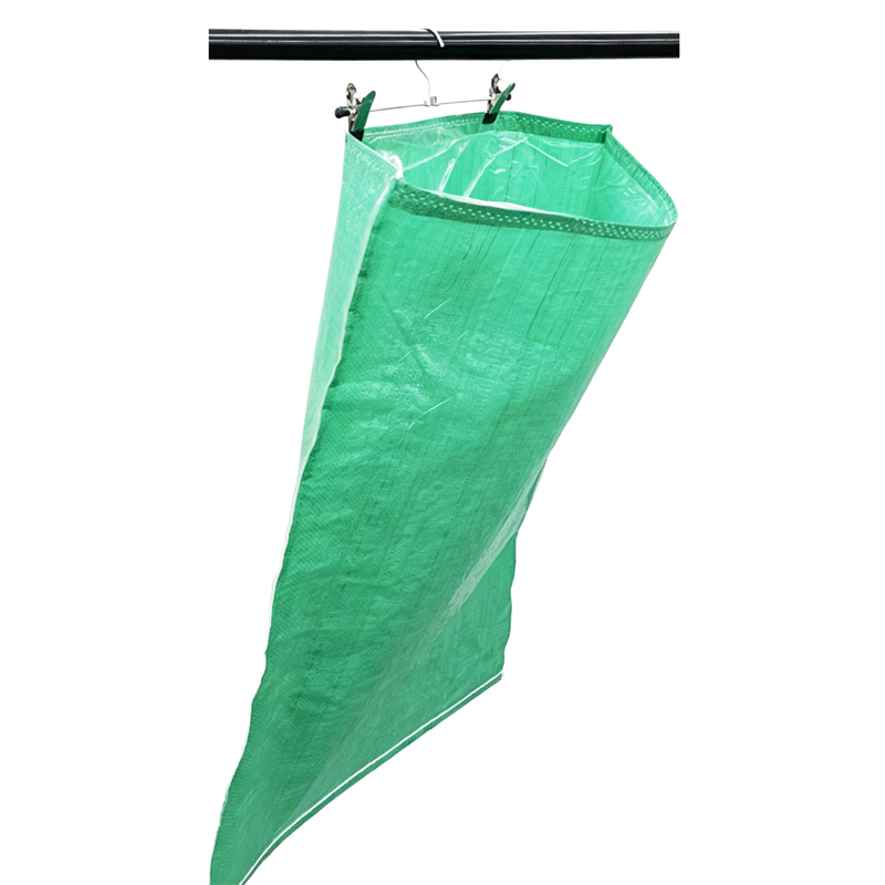 Green color Regular Woven Bags